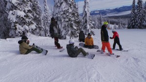 nothinbutsnow snowboarders bluebird day at big white