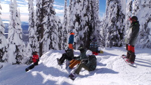 Bluebird snowboarding NothinButSnow