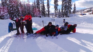 NothinButSnow skiers practice teaching