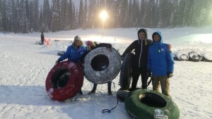 NothinButSnow tubing at Big White