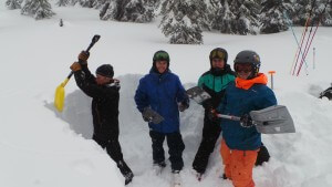 Big White avalanche training with NothinButSnow