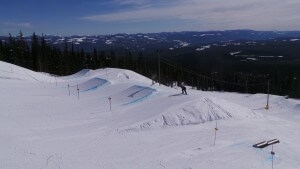 Big kicker in telus park big white