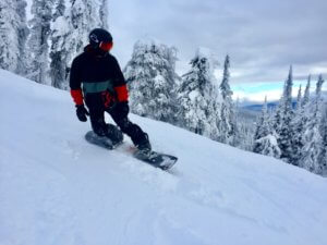 snowboard instructor course in Big White